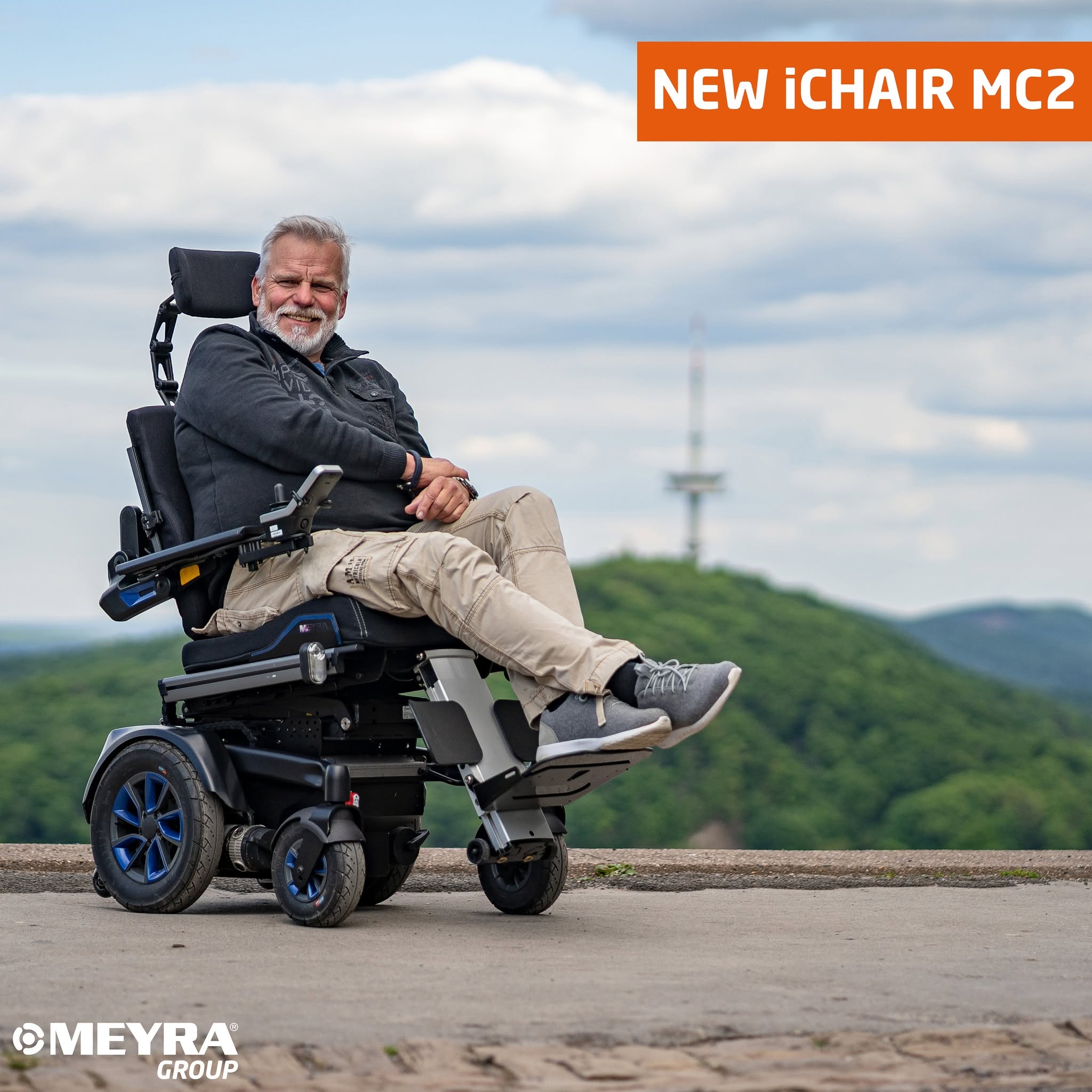 meyra ichair new mc2 picture Meyra iCHAIR MC2 NEW 2.611 HMV-Nr. 18.50.04.0236 / 18.99.06.1167 mit Sitzlift - Görsel 1